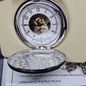 Infinity Wolf Pocket Watch - IW47 - Silver Color Pocket Watch with Animal Design